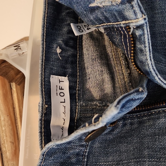 Loft jean shorts 00 - Picture 2 of 2